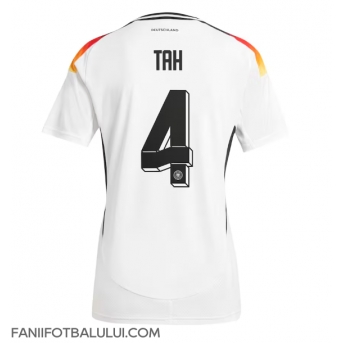 Germania Jonathan Tah #4 Tricou Fotbal Replică European 2024 Barbati Acasa